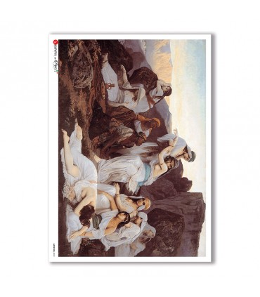 ARTWORK-0022. Carta di riso opere d'arte per decoupage.