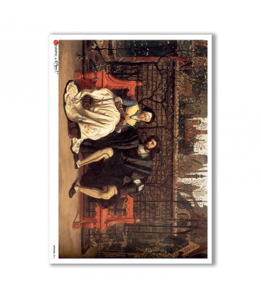 ARTWORK-0023. Carta di riso opere d'arte per decoupage.