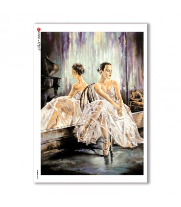 ARTWORK-0026. Papel de Arroz obras de arte para decoupage.