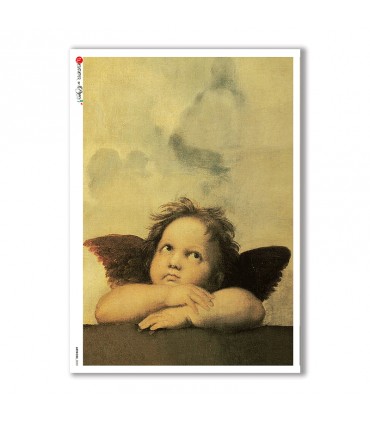 ARTWORK-0032. Papel de Arroz obras de arte para decoupage.