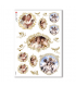 ARTWORK-0035. Carta di riso opere d'arte per decoupage.