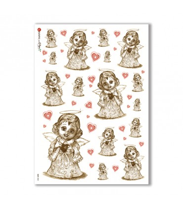 BABY-0042. Carta di riso bambini per decoupage.