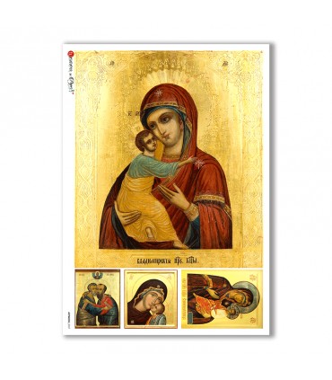 ARTWORK-0037. Carta di riso opere d'arte per decoupage.