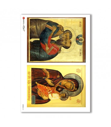 ARTWORK-0040. Papel de Arroz obras de arte para decoupage.