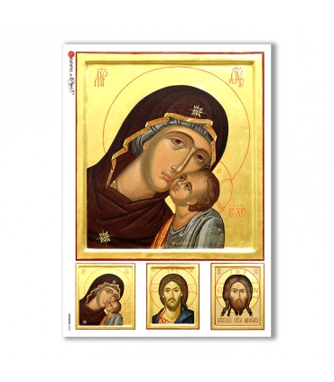 ARTWORK-0044. Papel de Arroz obras de arte para decoupage.