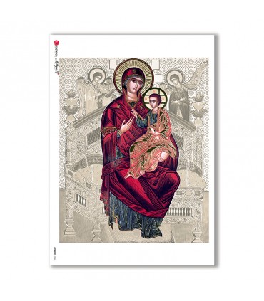 ARTWORK-0045. Papel de Arroz obras de arte para decoupage.