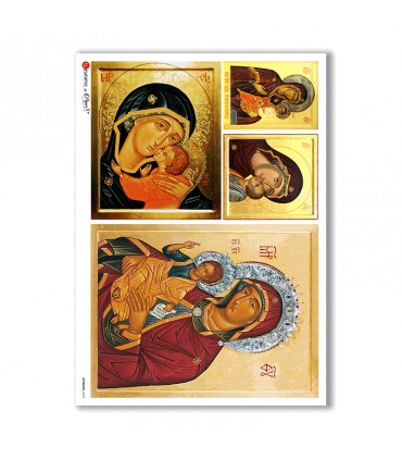 ARTWORK-0047. Papel de Arroz obras de arte para decoupage.