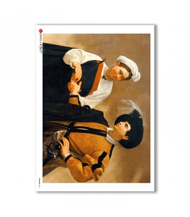 ARTWORK-0057. Papel de Arroz obras de arte para decoupage.