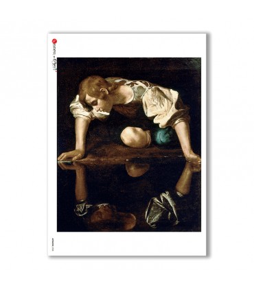 ARTWORK-0058. Carta di riso opere d'arte per decoupage.