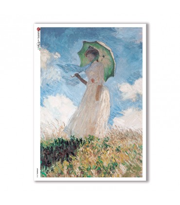 ARTWORK-0064. Papel de Arroz obras de arte para decoupage.