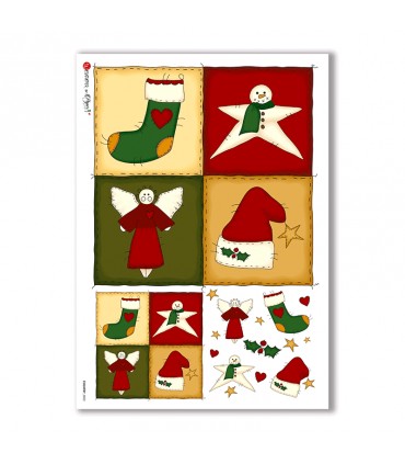 COUNTRY-0002. Papel de Arroz country para decoupage.