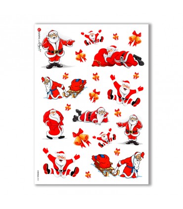 CHRISTMAS-0023. Christmas Rice Paper for decoupage.