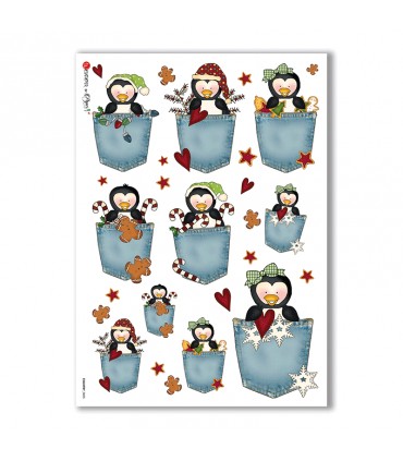 COUNTRY-0005. Papel de Arroz country para decoupage.