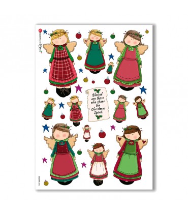 COUNTRY-0006. Carta di riso country per decoupage.