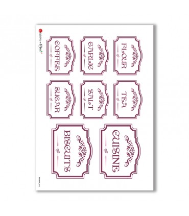 COUNTRY-0015. Carta di riso country per decoupage.