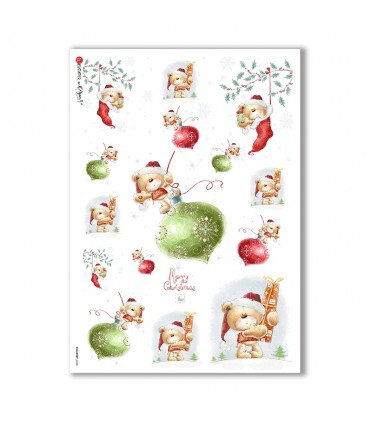 COUNTRY-0030. Country Rice Paper for decoupage.