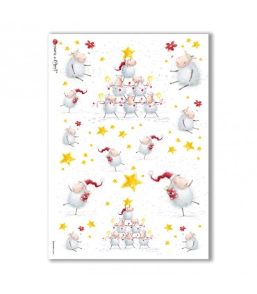 COUNTRY-0033. Papel de Arroz country para decoupage.