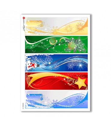 CHRISTMAS-0028. Christmas Rice Paper for decoupage.