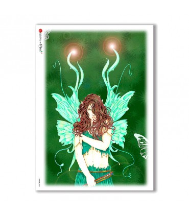 FAIRIES-0024. Papel de Arroz hadas para decoupage.