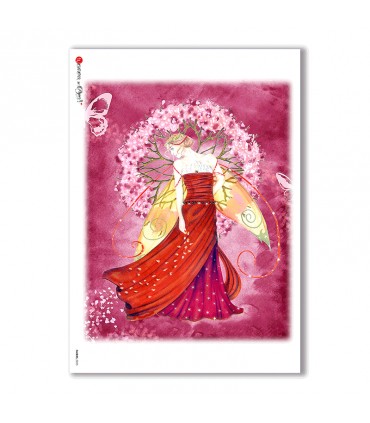 FAIRIES-0025. Rice Paper for decoupage fairies.