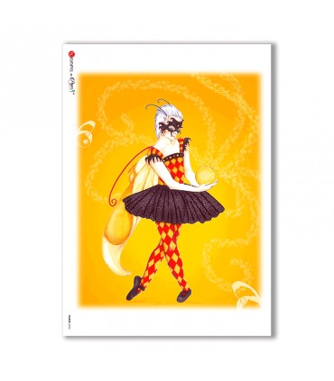 FAIRIES-0026. Carta di riso fate per decoupage.