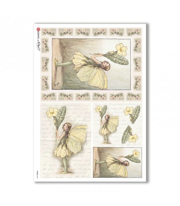 FAIRIES-0048. Rice Paper for decoupage fairies.