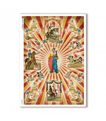 COMICS-0005. Carta di riso fumetti per decoupage.