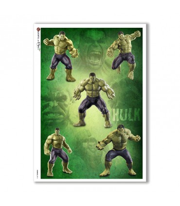 COMICS-0013. Carta di riso fumetti per decoupage.