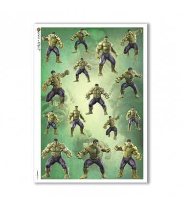 COMICS-0014. Carta di riso fumetti per decoupage.