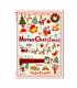 CHRISTMAS-0034. Carta di riso Natale per decoupage.