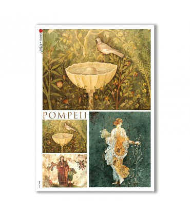 FOLK-0058. Rice Paper ethnic for decoupage.