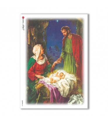 CHRISTMAS-0041. Christmas Rice Paper for decoupage.