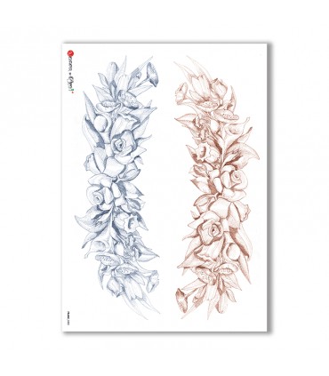 FRAME-0002. Papel de Arroz marcos para decoupage.