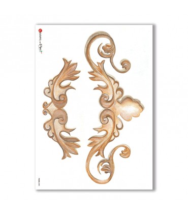 FRAME-0003. Rice Paper frame for decoupage.