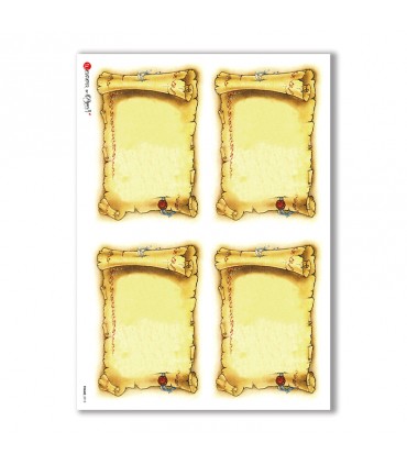 FRAME-0012. Papel de Arroz marcos para decoupage.