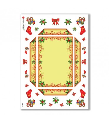 FRAME-0017. Rice Paper frame for decoupage.