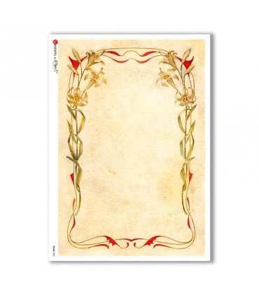 FRAME-0020. Rice Paper frame for decoupage.