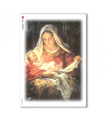 CHRISTMAS-0044. Christmas Rice Paper for decoupage.