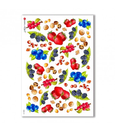 FOOD-0005. Carta di riso cucina per decoupage.