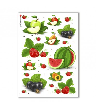 FOOD-0007. Carta di riso cucina per decoupage.