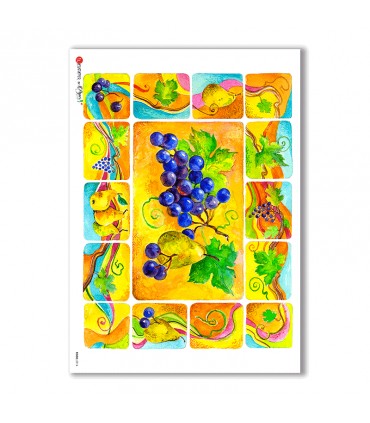 FOOD-0014. Carta di riso cucina per decoupage.