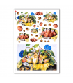 FOOD-0015. Carta di riso cucina per decoupage.