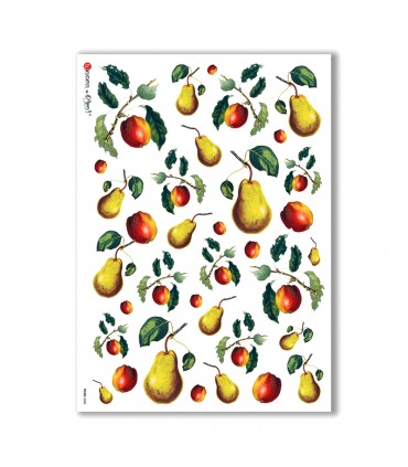 FOOD-0033. Carta di riso cucina per decoupage.