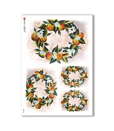 FOOD-0037. Carta di riso cucina per decoupage.