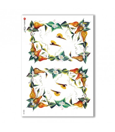 FOOD-0038. Carta di riso cucina per decoupage.