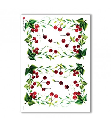 FOOD-0039. Carta di riso cucina per decoupage.