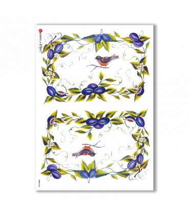 FOOD-0042. Carta di riso cucina per decoupage.