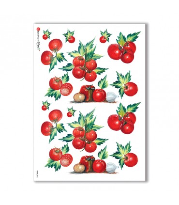 FOOD-0045. Carta di riso cucina per decoupage.