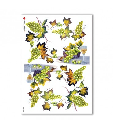 FOOD-0046. Carta di riso cucina per decoupage.