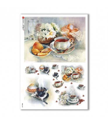 FOOD-0048. Carta di riso cucina per decoupage.